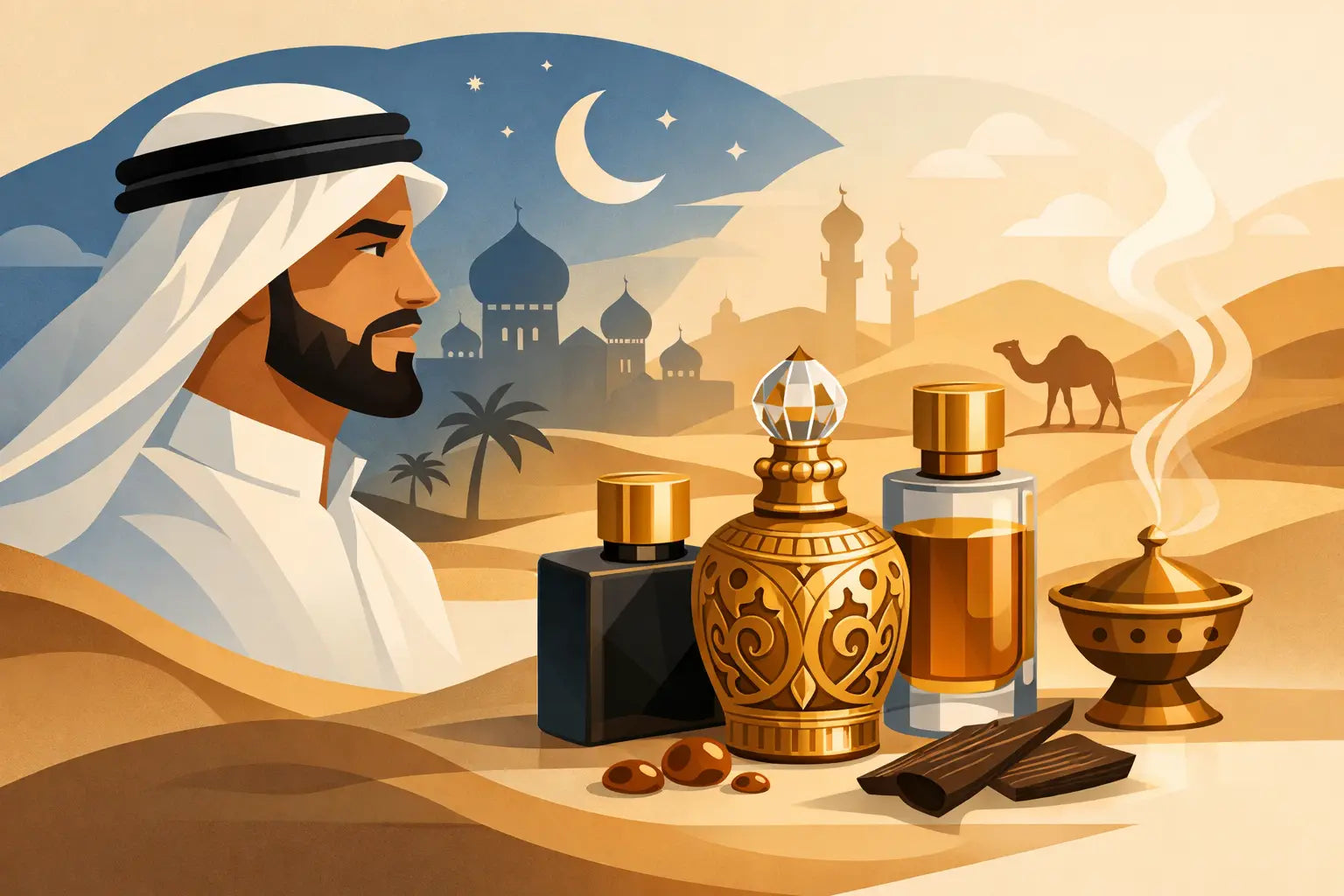 Perfumes árabes para hombre que sí merecen la pena