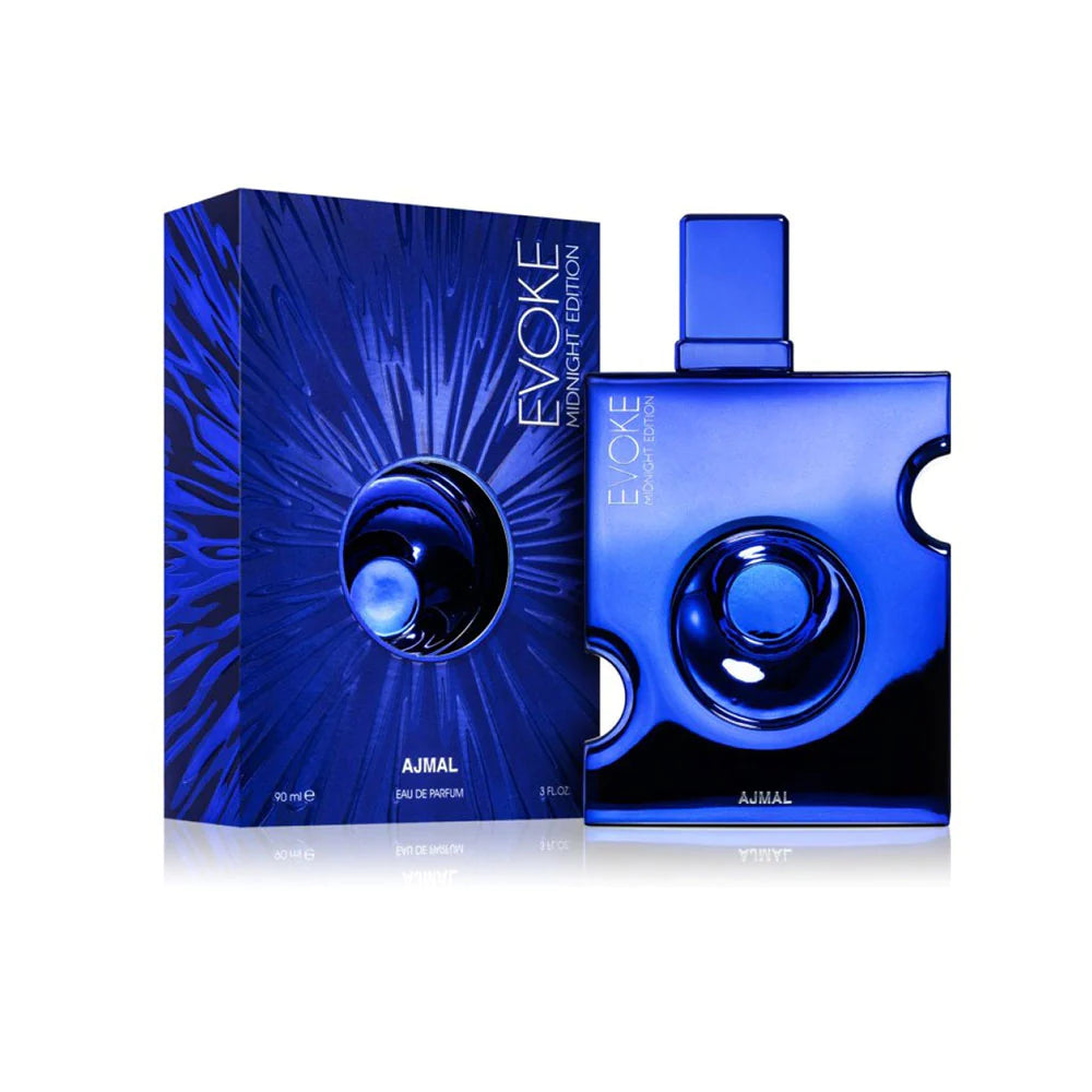 Evoke Midnight Edition Ajmal Edp 90ML Hombre- Inspirado en Bottled Night - Hugo boss