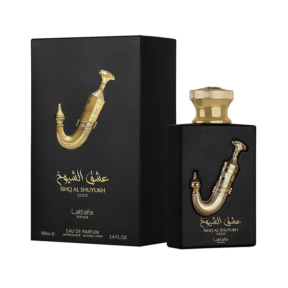 Pride Ishq Al Shuyukh Gold Lattafa Edp 100ML Unisex- Inspirado en Babycat Yves Saint Laurent