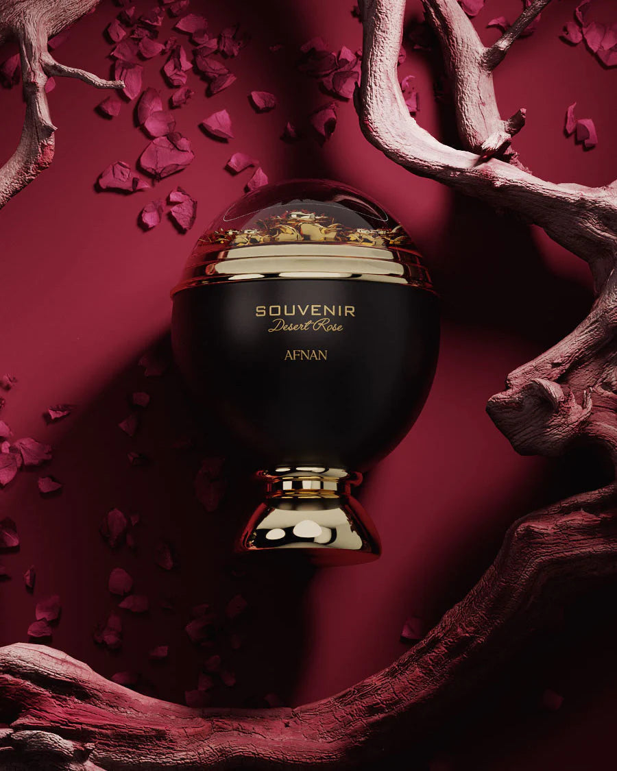 Estuche Souvenir Desert Rose Edp Afnan 100ML+100ML S/G+100ML B/L Unisex-Inspirado en Kirke Tiziana Terenzi