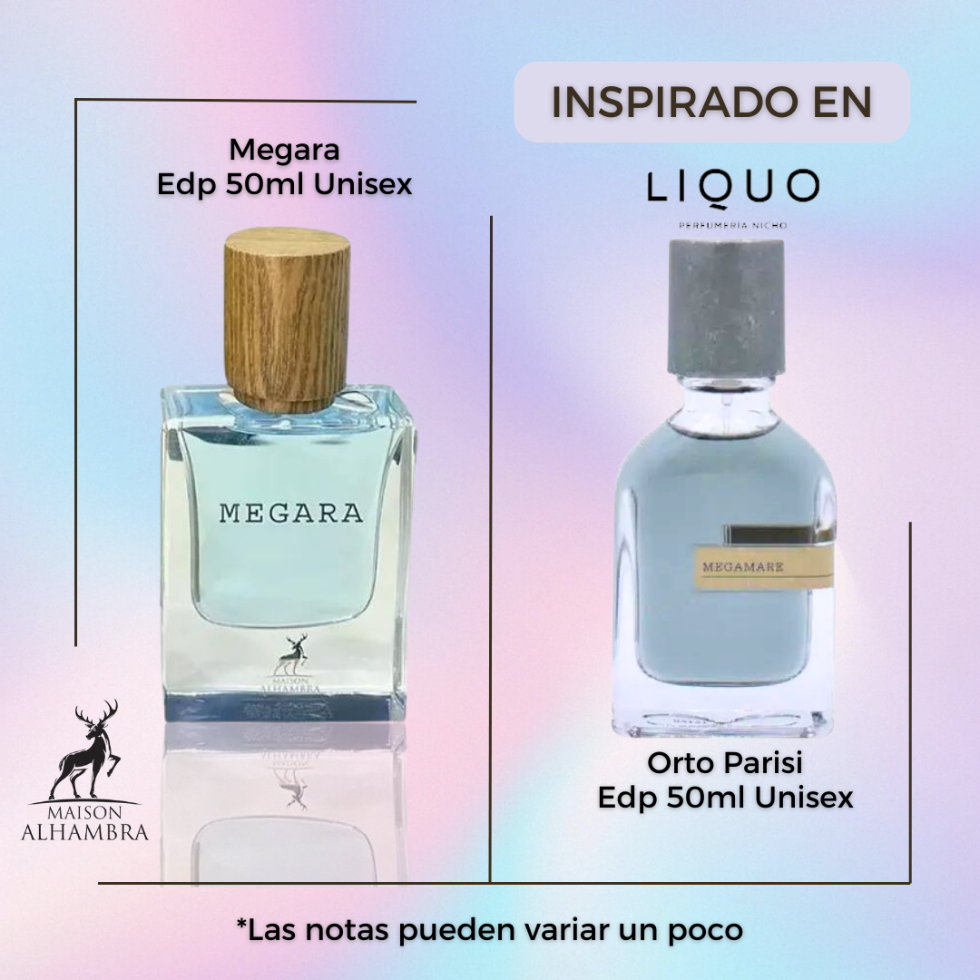 Megara Maison Alhambra Edp 50Ml Unisex- Inspirado en Megamare Orto Parisi