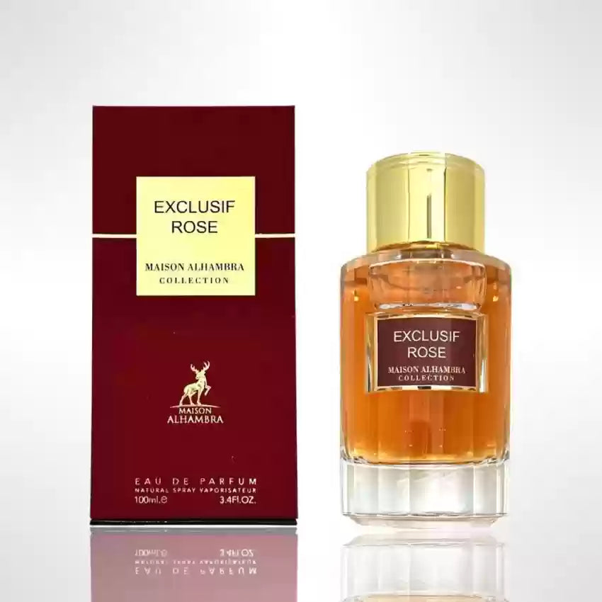 Exclusif Rose Maison Alhambra Edp 100Ml Unisex-Inspirado En Carolina Herrera Burning Rose Edp 100ml