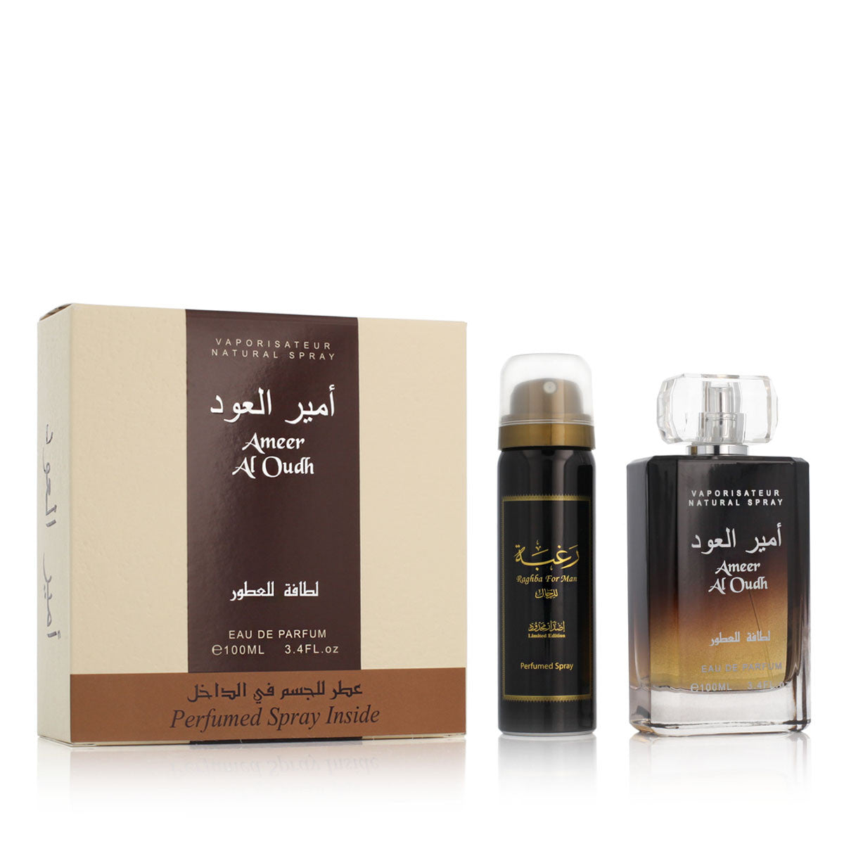 Ameer Al Oud Lattafa Edp 100ML Unisex-Inspirado en Majd Al Sultan Asdaaf