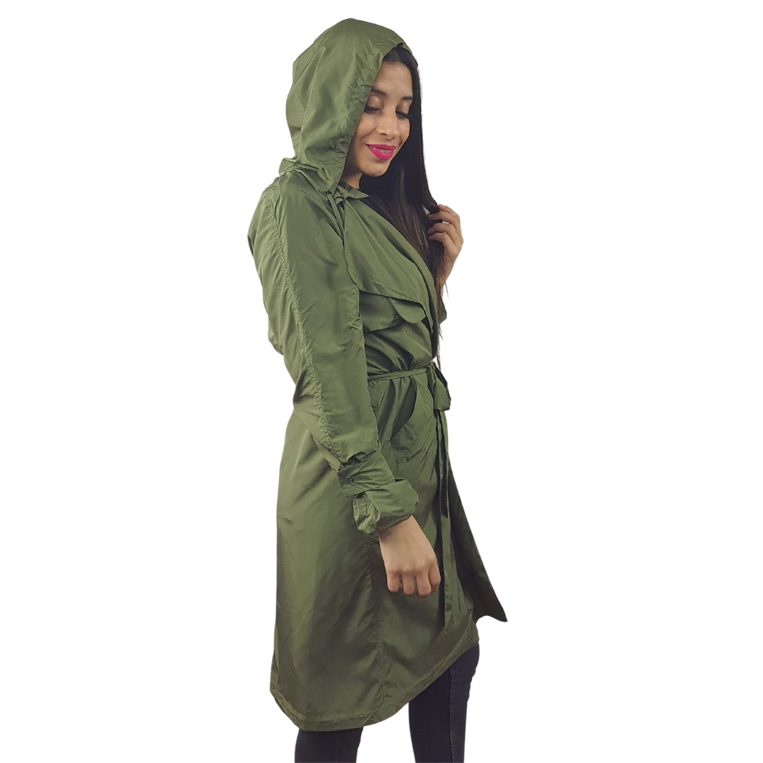 Blazer Largo Vero Moda Verde Style FLOURA L/S COAT(LL)