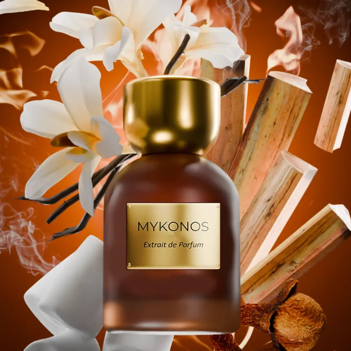 Mykonos BonFire Vanilla Extrait de Parfum 50Ml Unisex