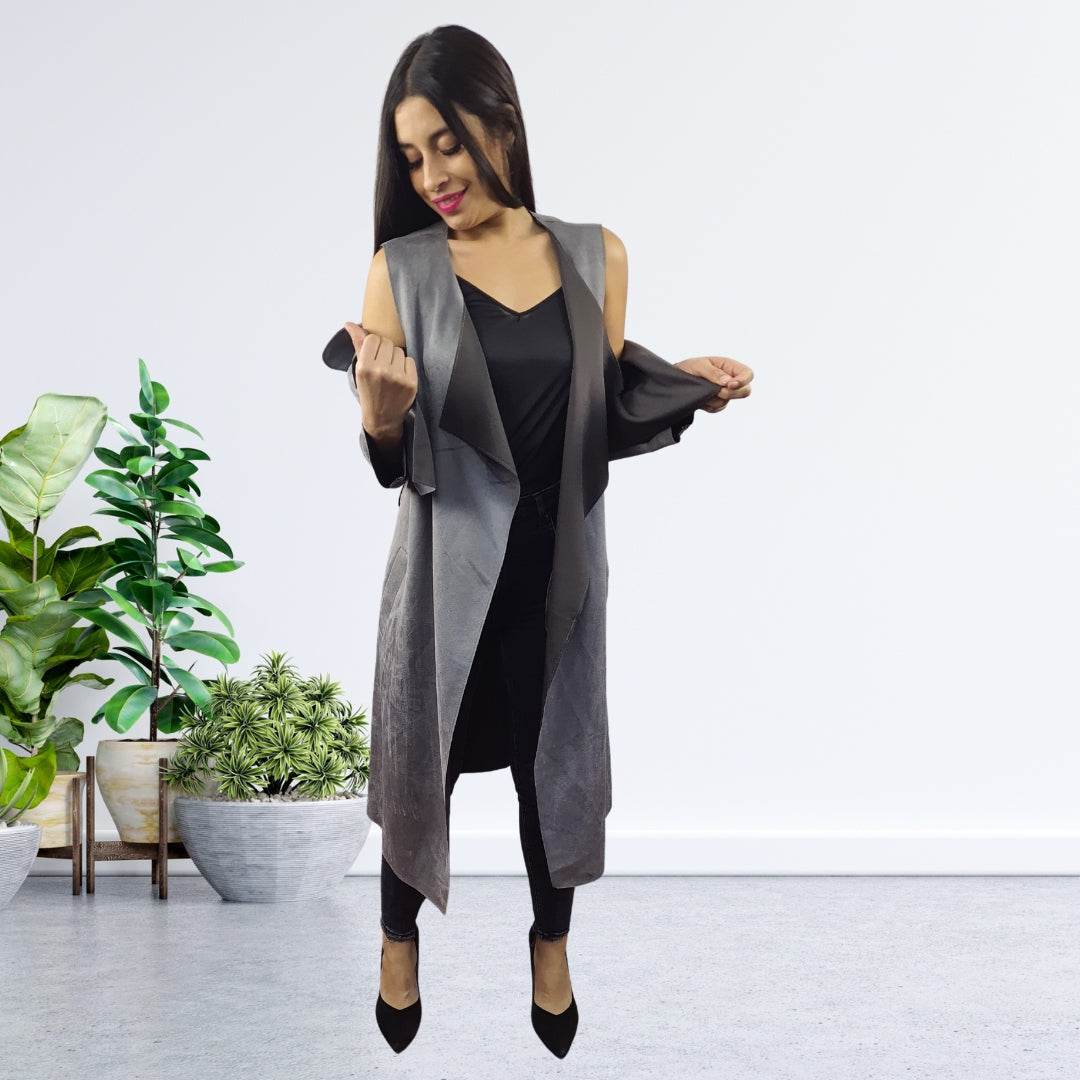 Blazer Vero Moda Gris Style ELIEEN L/S COAT(VMC-FL)