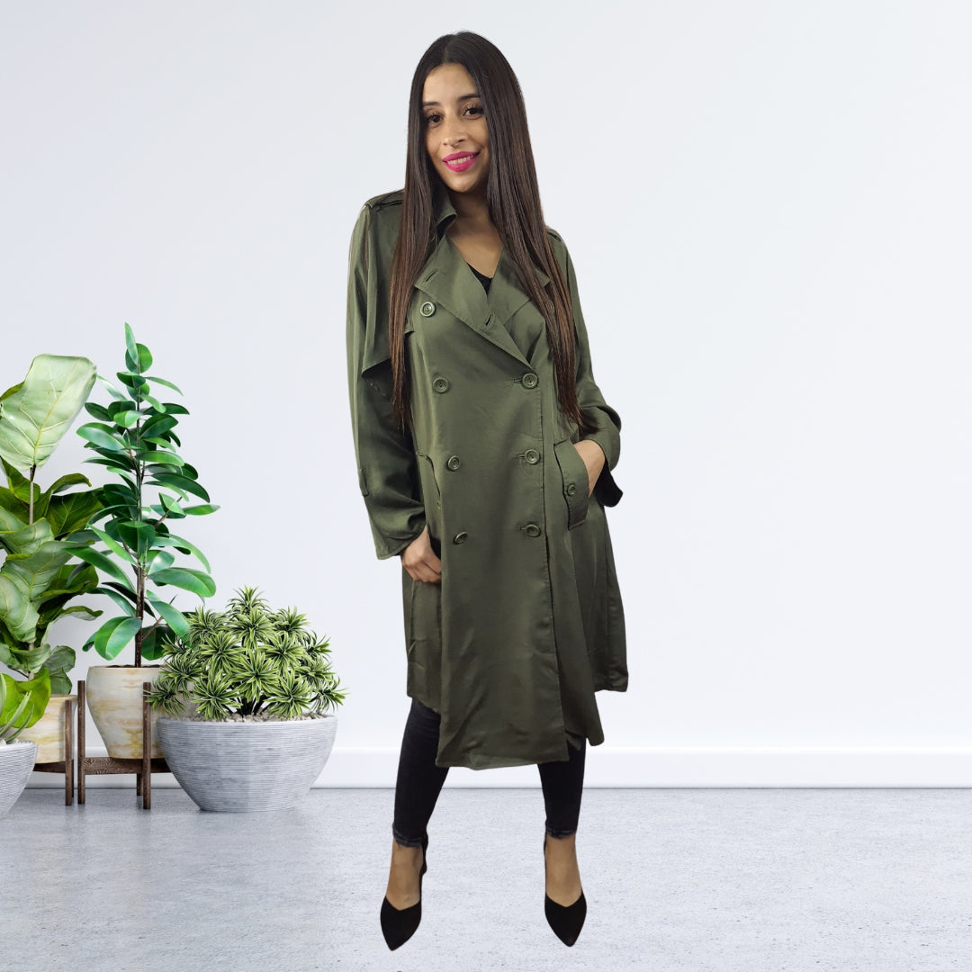Blazer Vero Moda Verde Style ABSTRACT L/S COAT(VMC-NR)