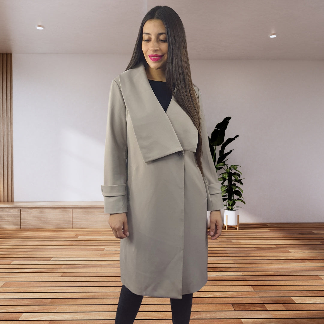 Blazer Vero Moda Beige Style STRING L/S COAT(VMC-NC)