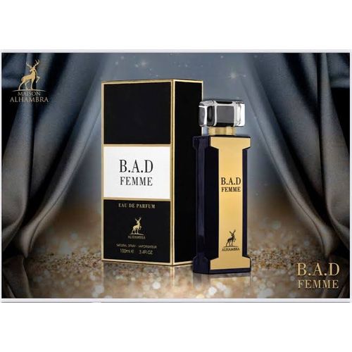 Lattafa B.A.D Femme Original EDP 100 ML- Inspirado En Good Girl De Carolina Herrera
