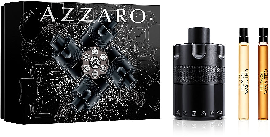 Estuche Azzaro The Most Wanted Edp 100ML+10ML+10ML Hombre12