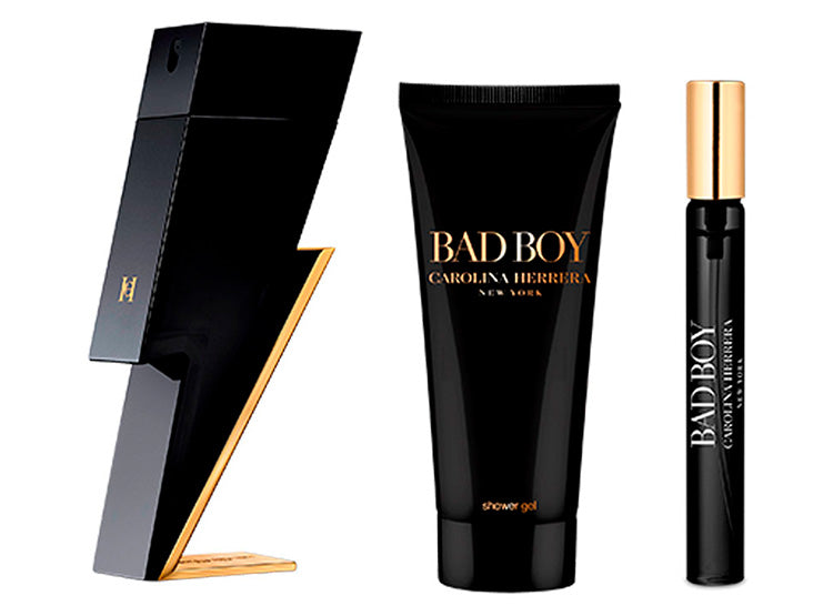 Estuche Bad Boy 100ML + 100ML B/L + 10ML Hombre (Rojo)