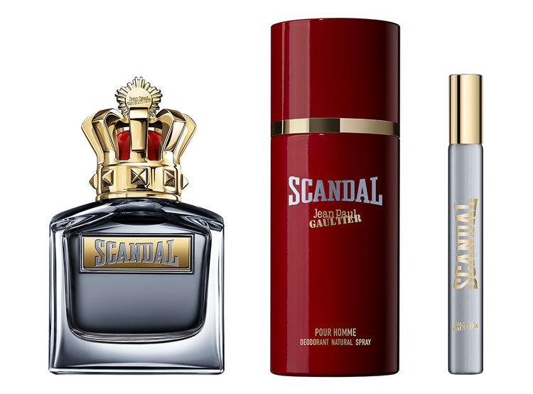 Estuche Scandal Jean Paul Gaultter 100ML + 150Ml Deo + 10ML Hombre (Rojo)