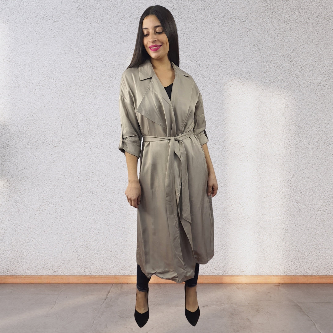 Blazer Vero Moda Marron Claro Style BLAKE L/S COAT(VMC-MM)