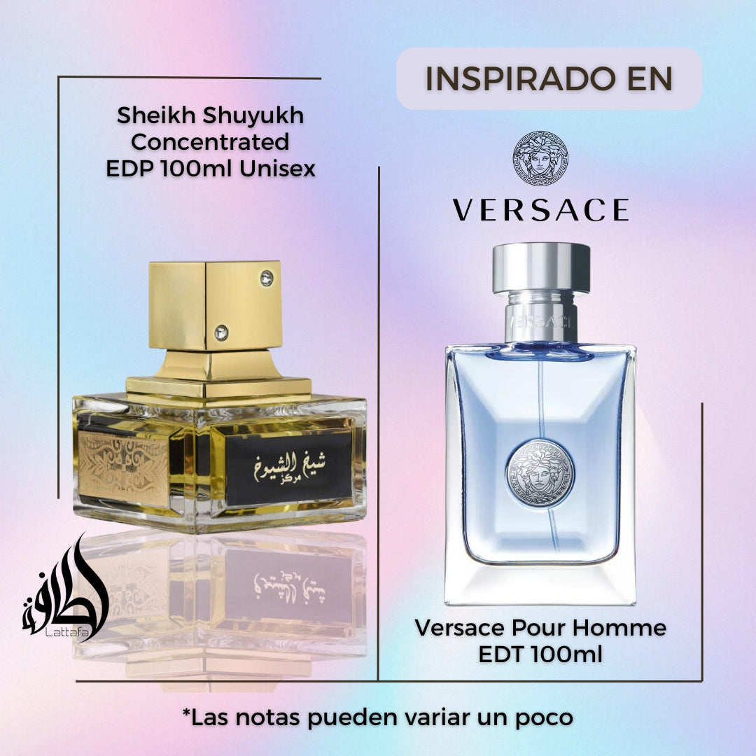 Sheikh Shuyukh Concentrated Lattafa 100ML EDP MASCULINO