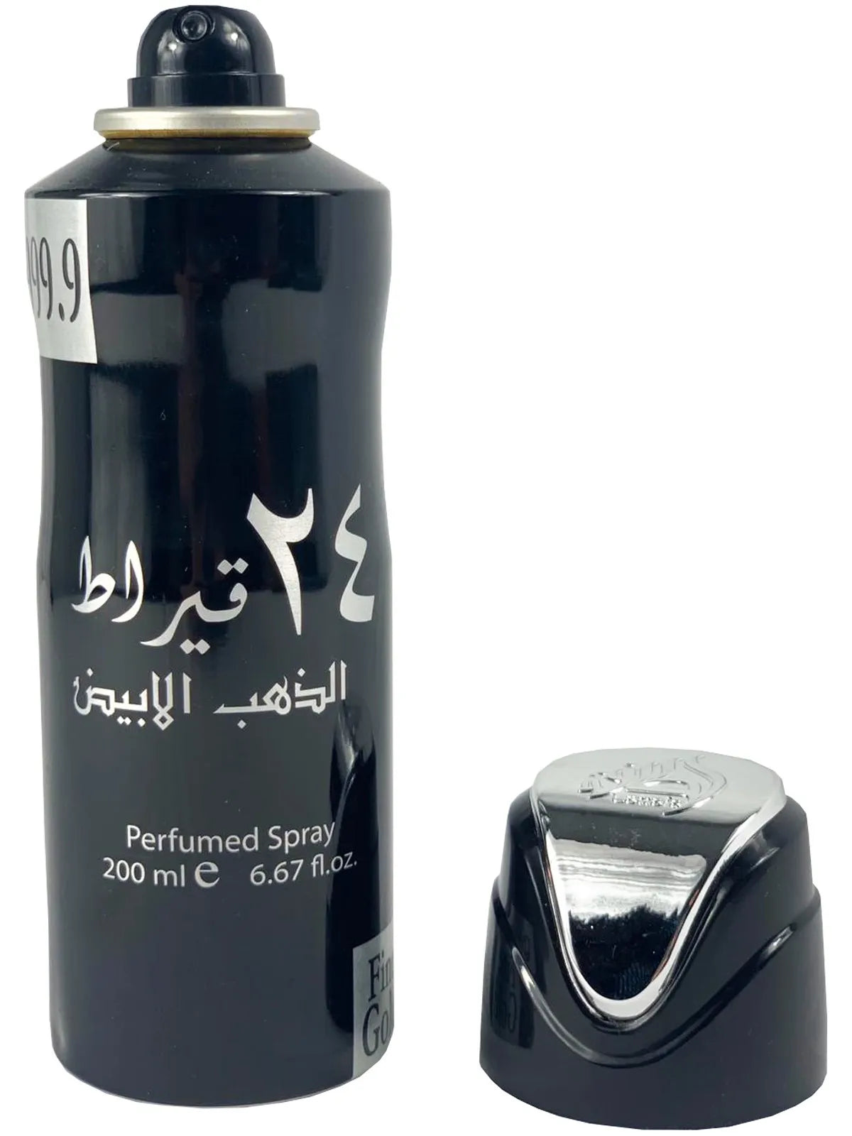 Desodorante 24 Carat White Gold Lattafa Spray 200Ml Unisex