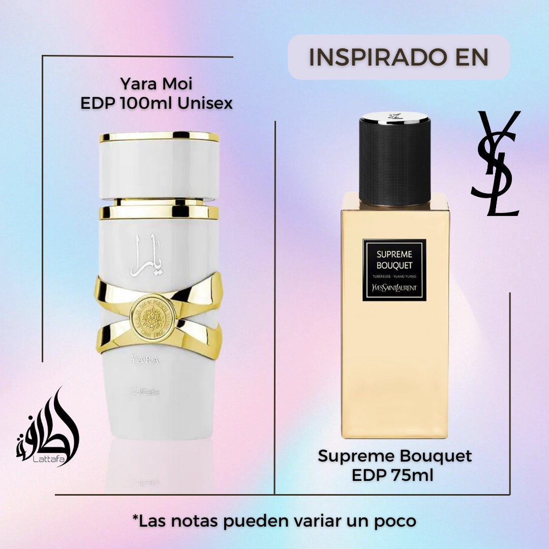 Yara Moi Lattafa Edp 100ML Unisex - Inspirado en Supreme Bouquet de YSL