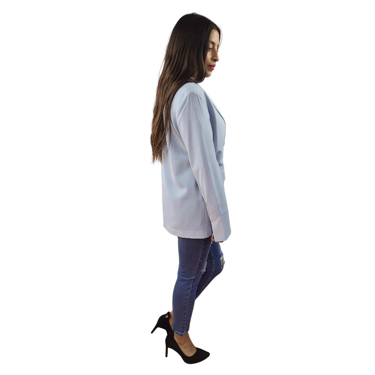 Blazer Vero Moda Azul Claro Style JANICE L/S BLAZER(FL)