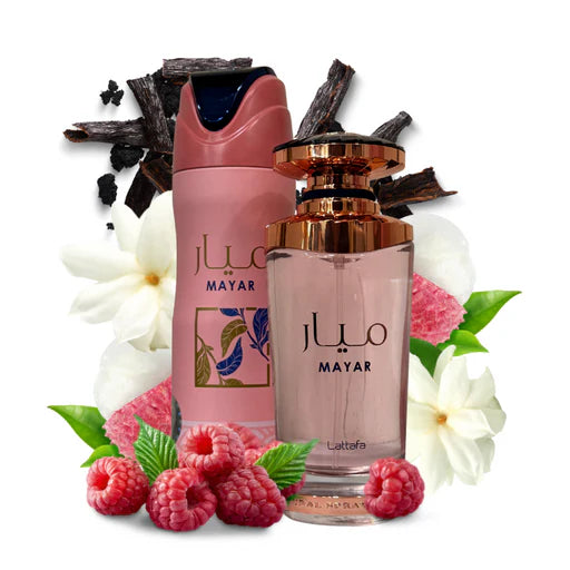 Estuche Mayar Lattafa Edp 100Ml + 200ML Deo Mujer - inspirado en Mugler Angel Nova