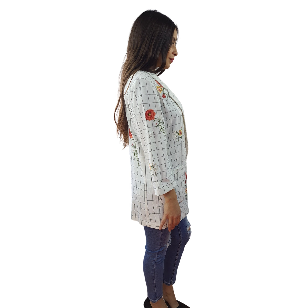 Blazer Vero Moda Blanco Style LOINSEY VANESSA YILIA 3/4 BLAZER(NN)