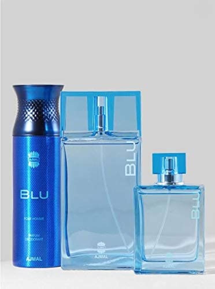 Estuche Blu Ajmal 90ML+200ML Deo+100ML EDC Hombre