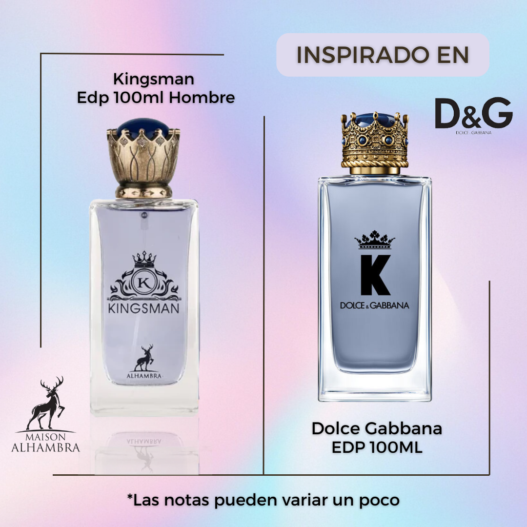 Kingsman Maison Alhambra Edp 100Ml Hombre - Inspirado En King De Dolce Gabbana