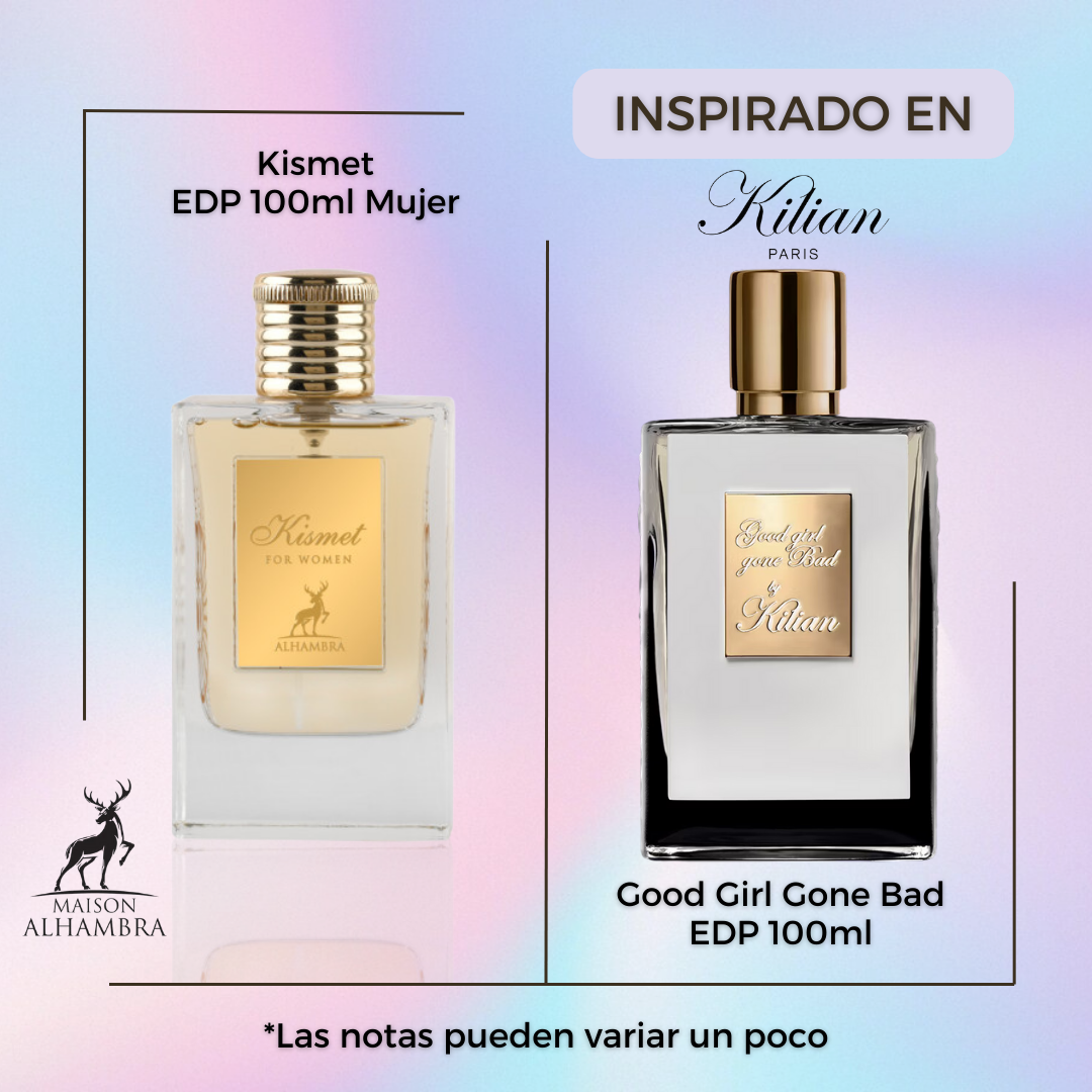 Kismet For Wowen Maison Alhambra Edp 100ML Mujer-Inspirado En Good Girl Gone Bad By Kilian for women