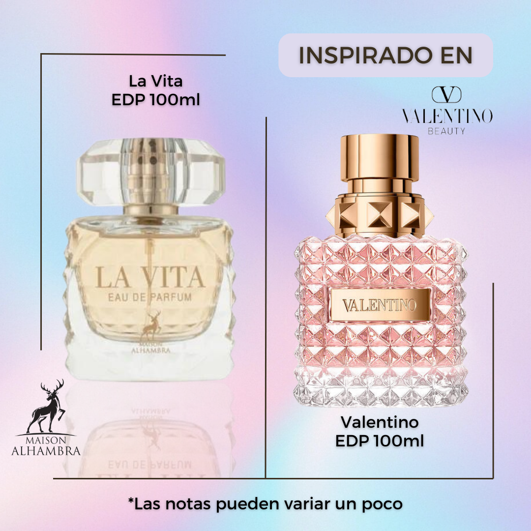 Maison Alhambra La Vita EDP 100 ML-Inspirado En Valentino Donna Valentino