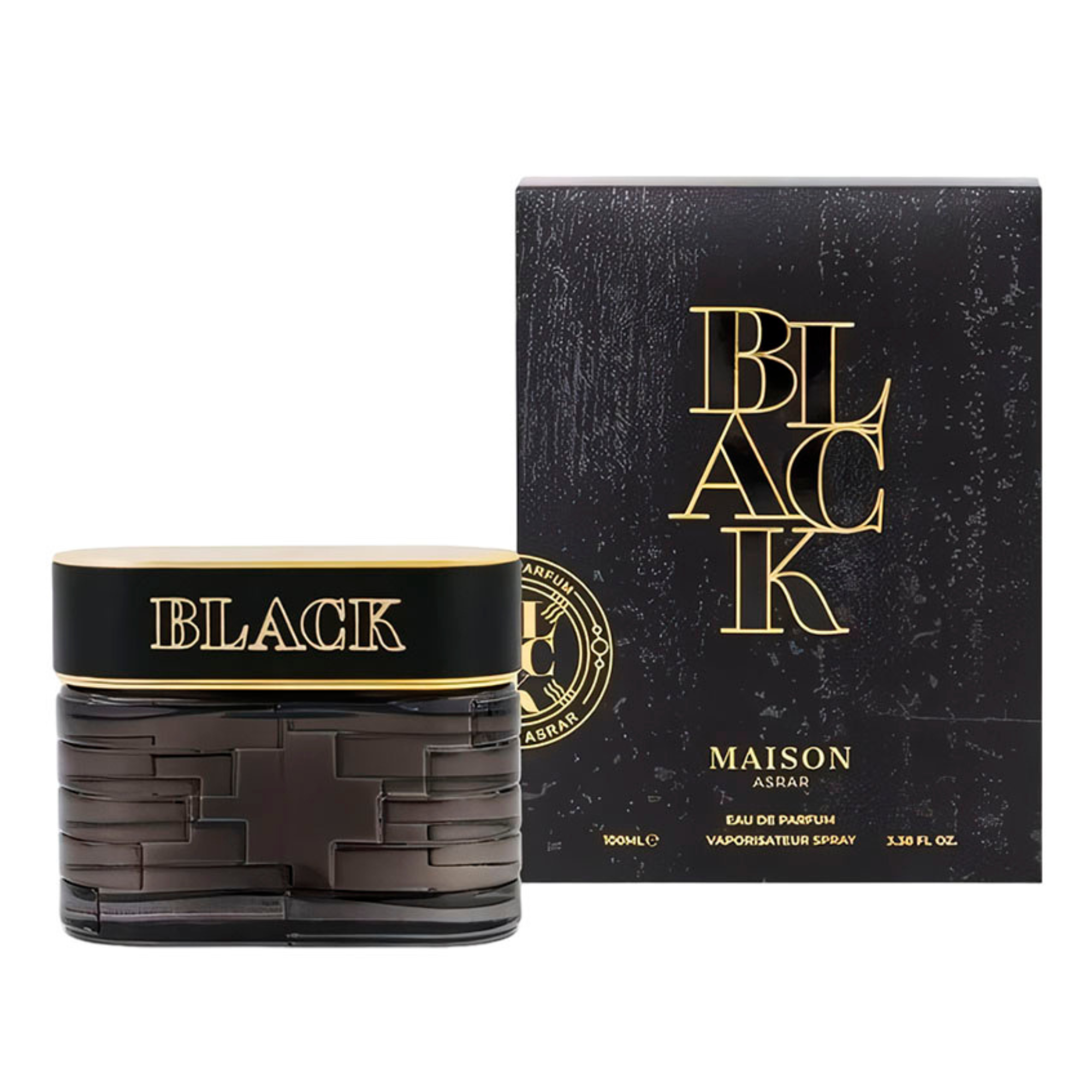 Black Maison Asrar Edp 100ML Hombre- Inspirado en 1 Million Intense Rabanne