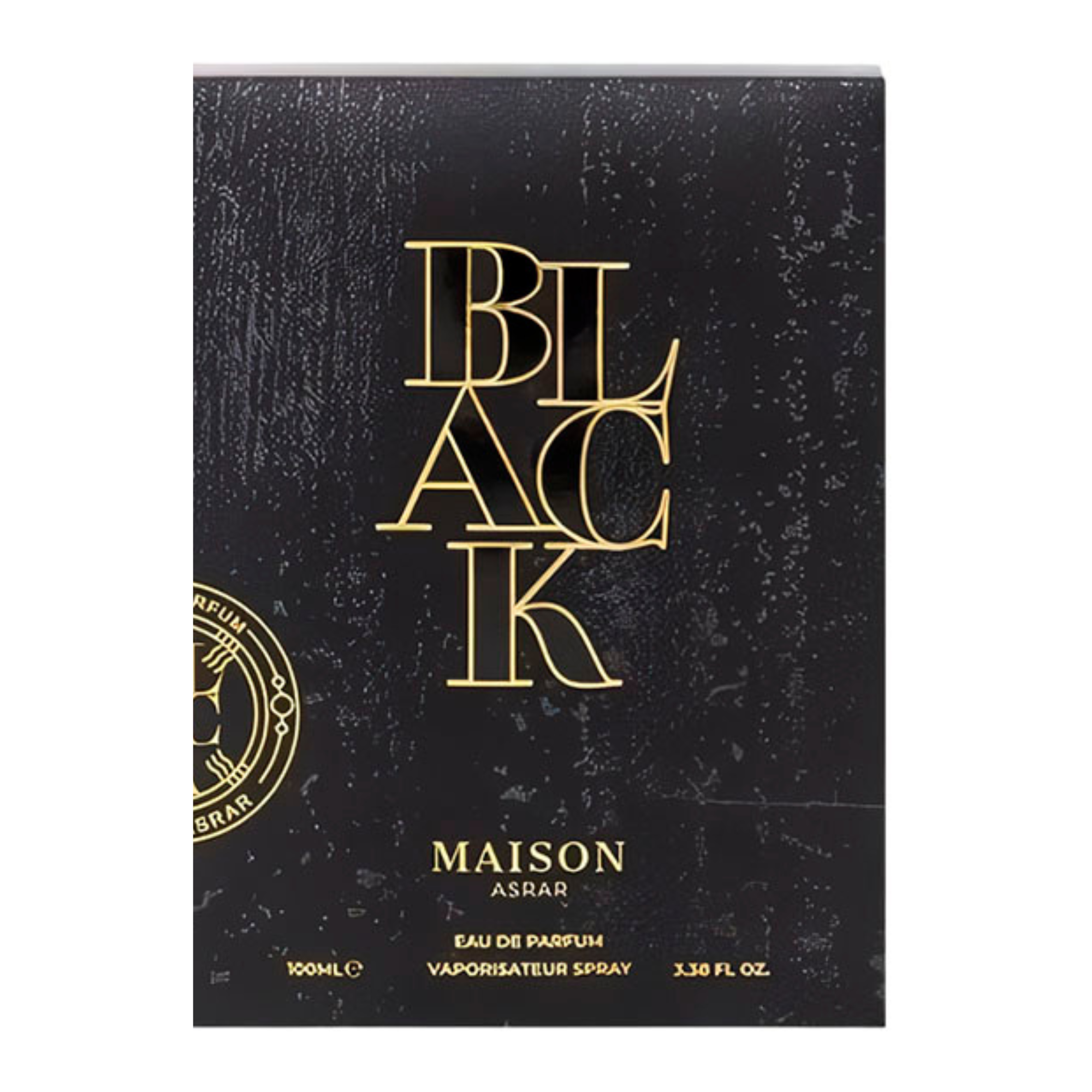 Black Maison Asrar Edp 100ML Hombre- Inspirado en 1 Million Intense Rabanne