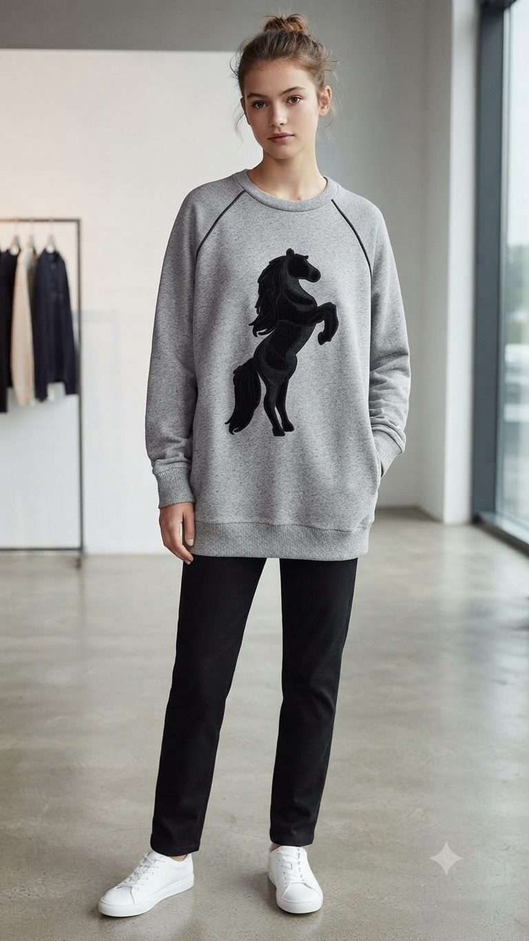 Suéter Gris Jaspeado Only Mujer 9067