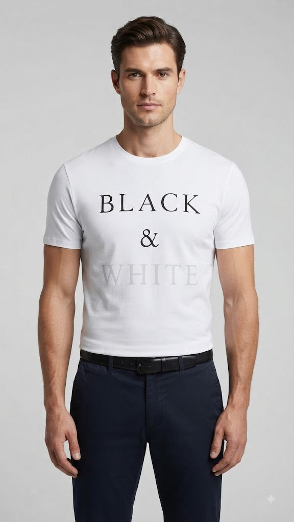 Polera Blanca Selected Hombre 9465