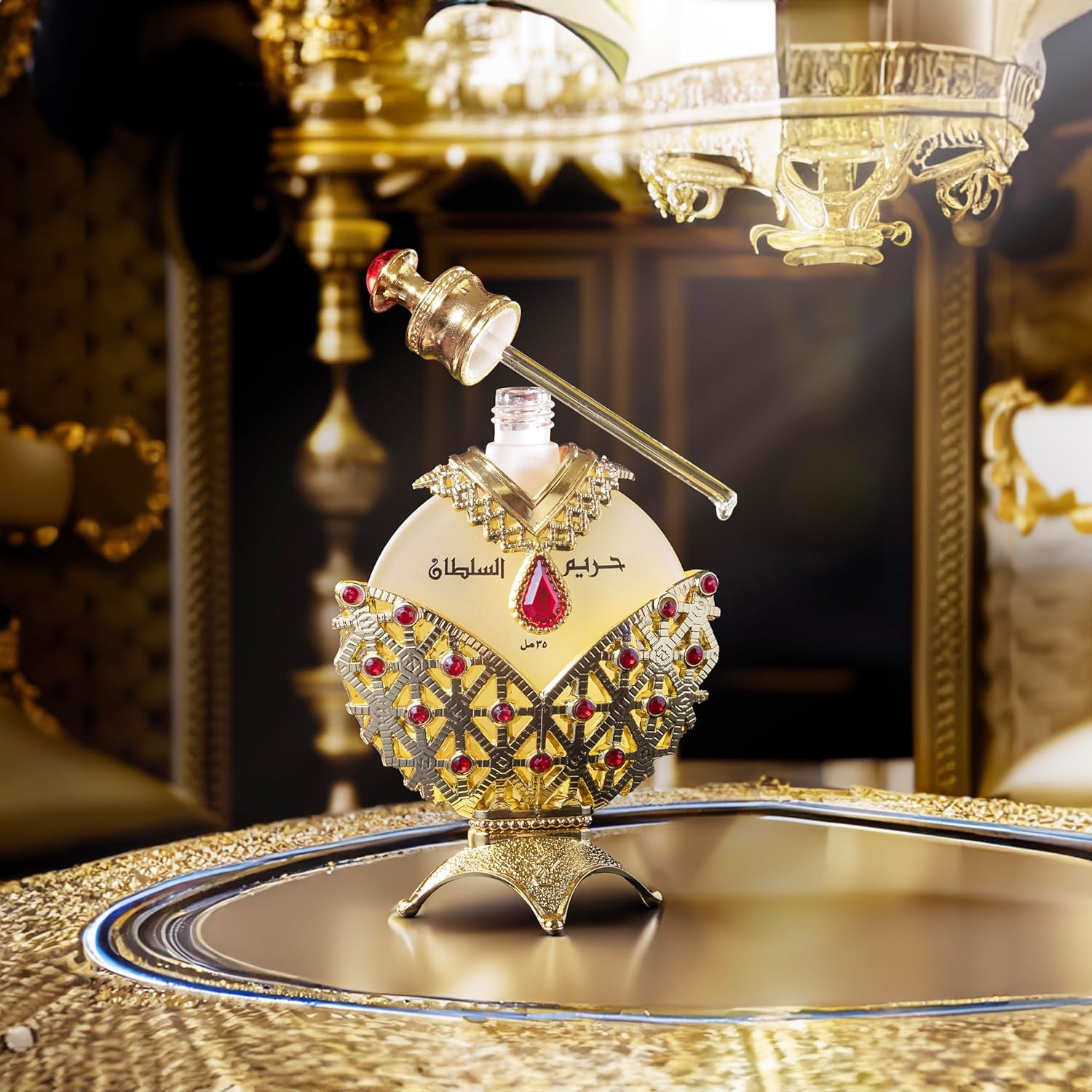 Hareem Al Sultan Khadlaj Concentrated Oil 35Ml Unisex- Inspirado en Amber Oud Gold Edition Al Haramain Perfumes