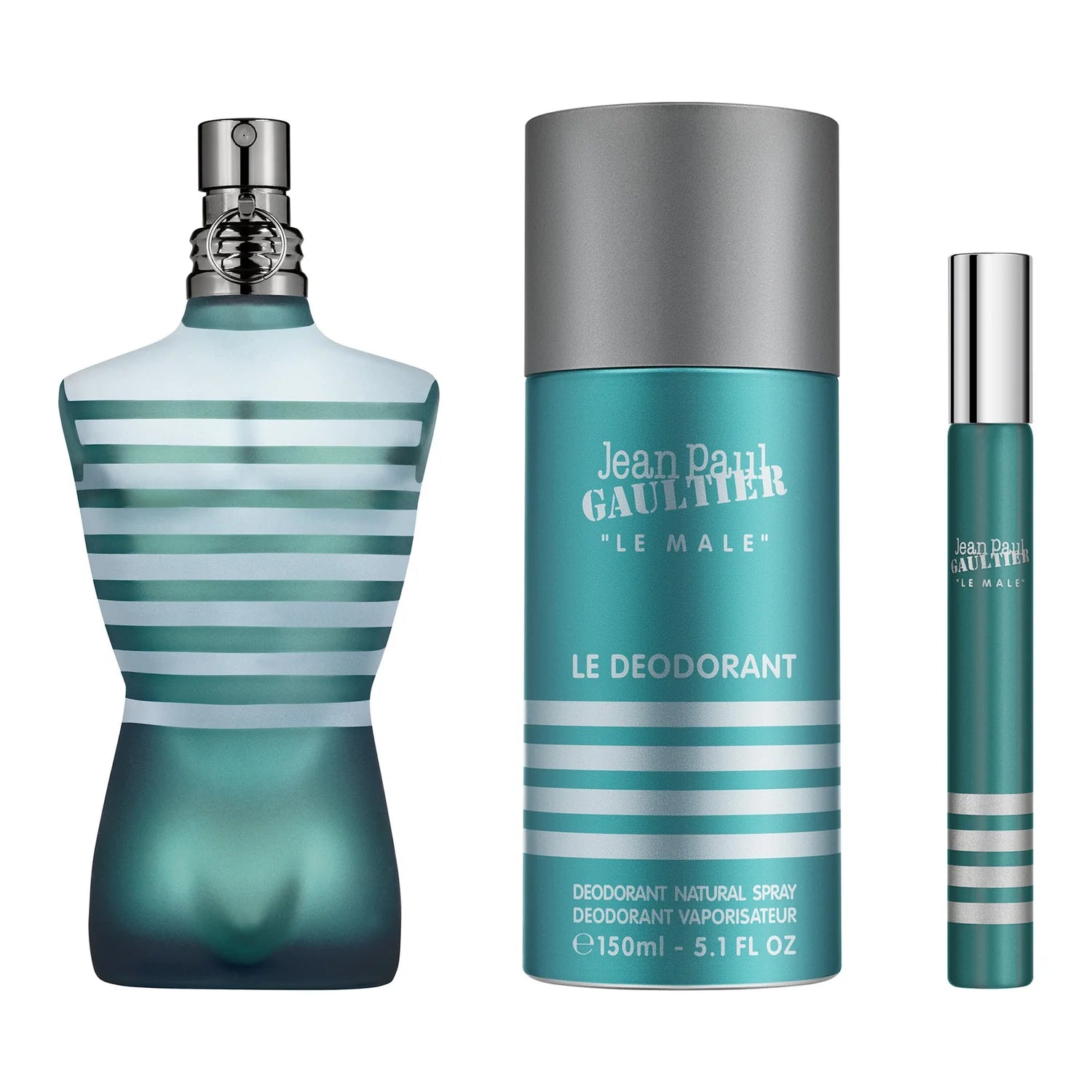 Estuche Le Male Jean Paul Gaultter Edt 75ML+150ML DEO + 10ML Mini Hombre