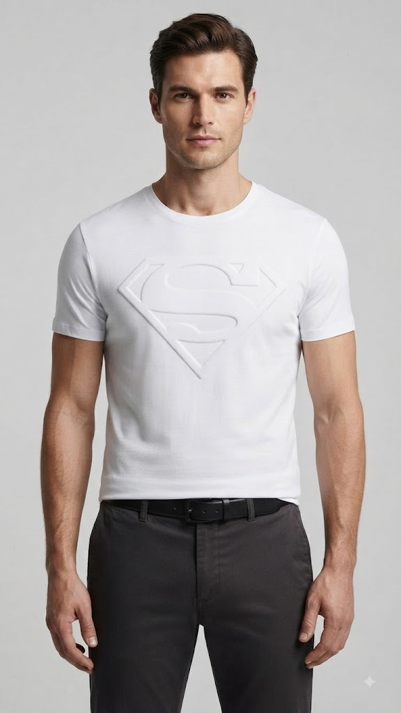 Polera Blanca Selected Hombre 7768
