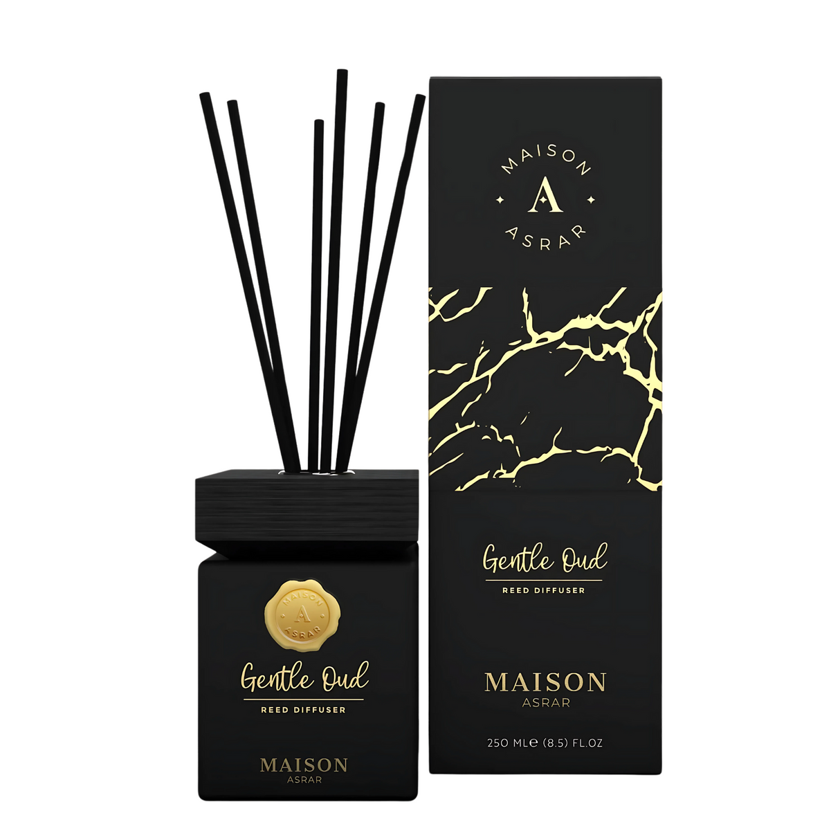 Gentle Oud Maison Asrar 250ML Difusor De Aroma