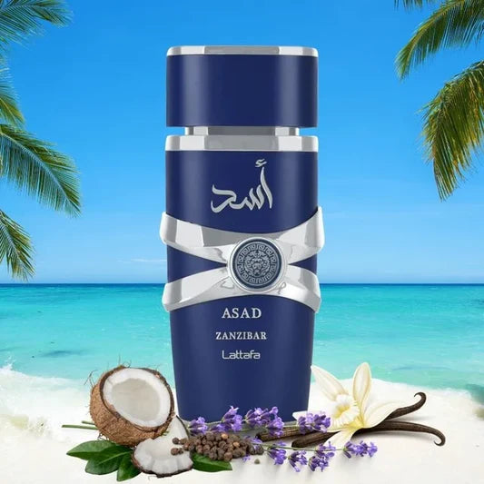 Asad Zanzibar Lattafa Edp 100Ml Hombre- Inspirado en Armani Prive Bleu Turquoise Giorgio Armani