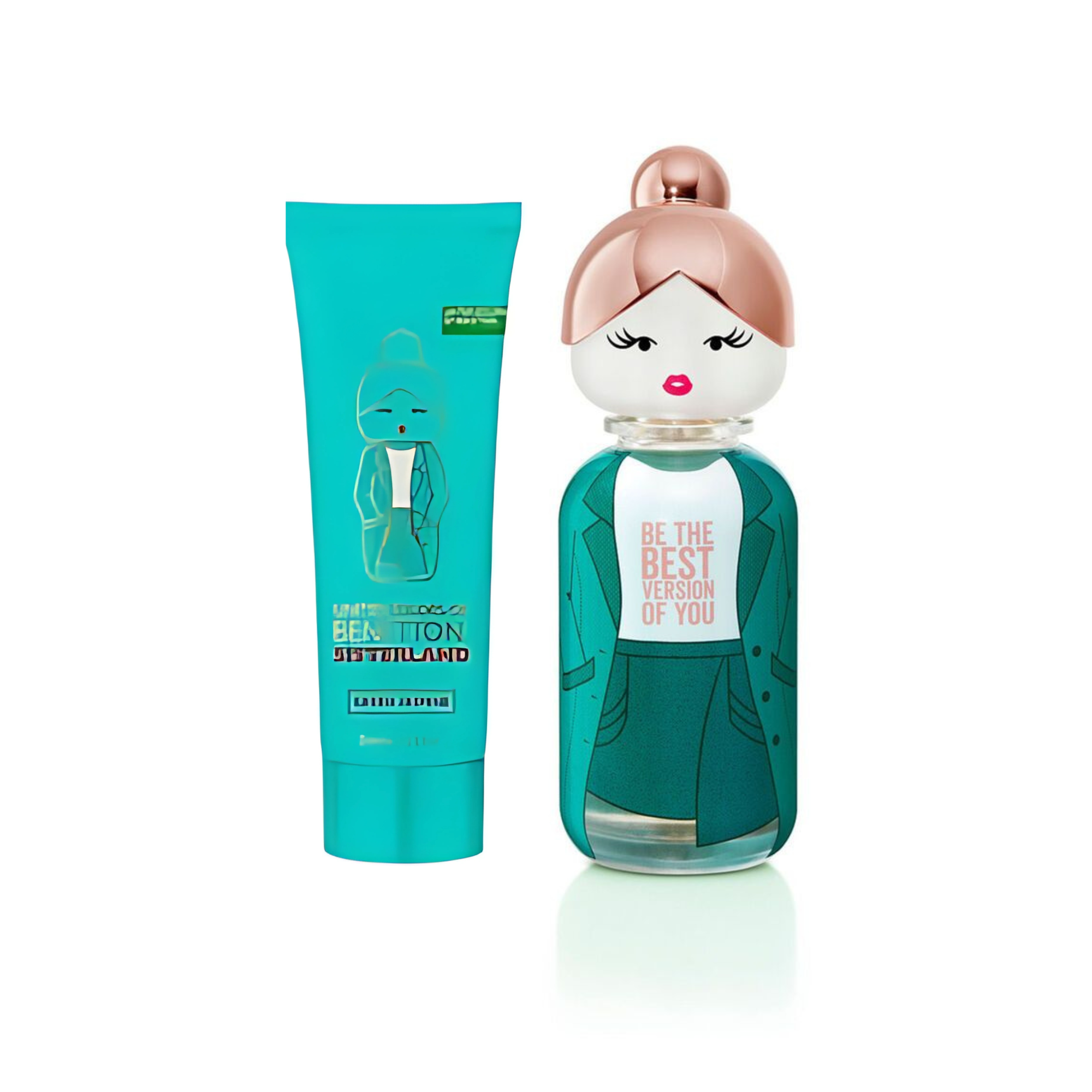 Estuche Sisterland Green Jasmine Benetton Edt 80Ml + 75ML B/L Mujer