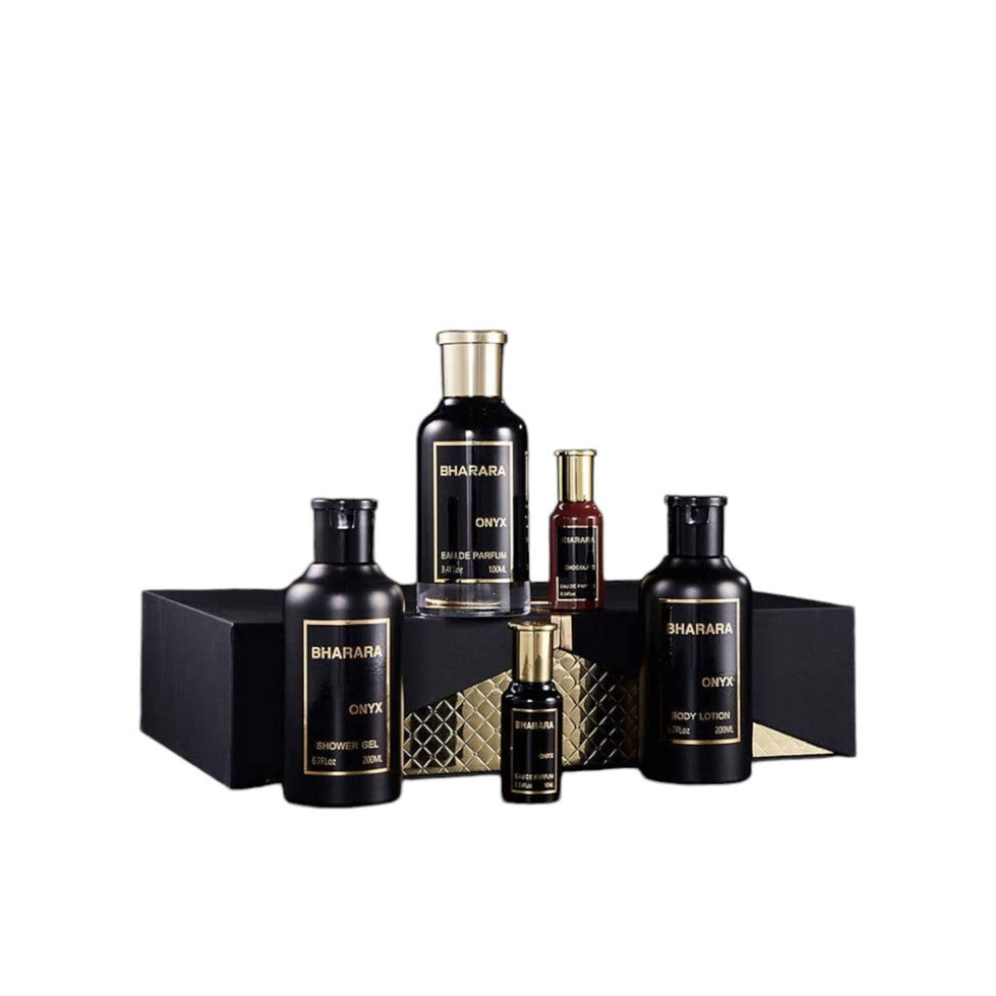 Estuche Bharara Onyx 100ML+200MLB/L+200ML S/L+10ML Unisex