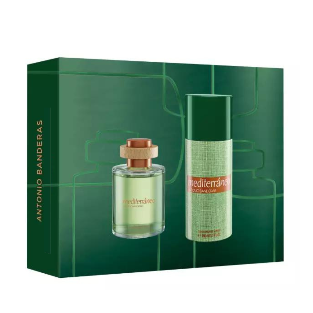 SET MEDITERRANEO A.BANDERAS EDT 100ML+DEO 150ML HOMBRE