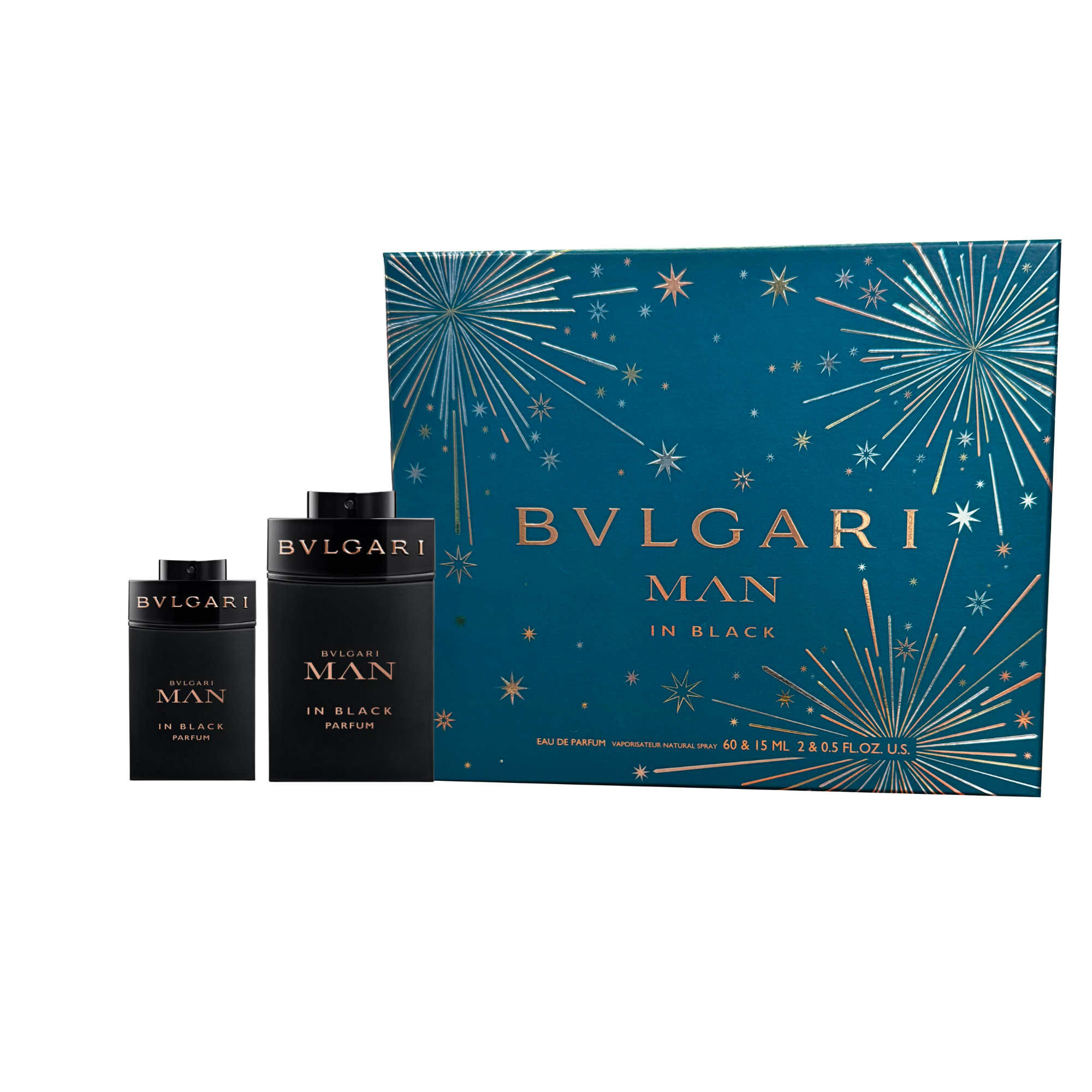 Estuche Bvlgari Man in Black Edp 60ML+15ML Hombre