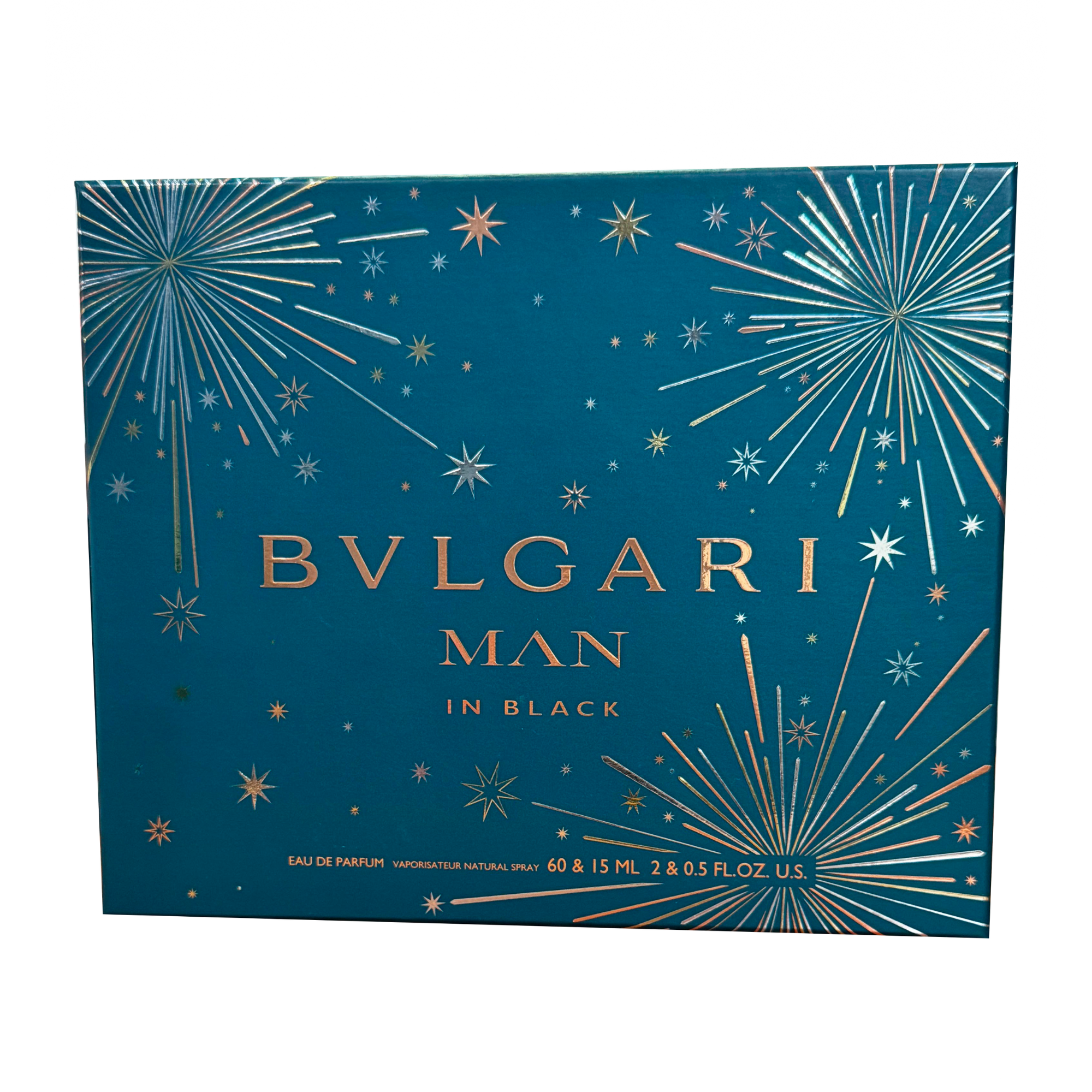 Estuche Bvlgari Man in Black Edp 60ML+15ML Hombre