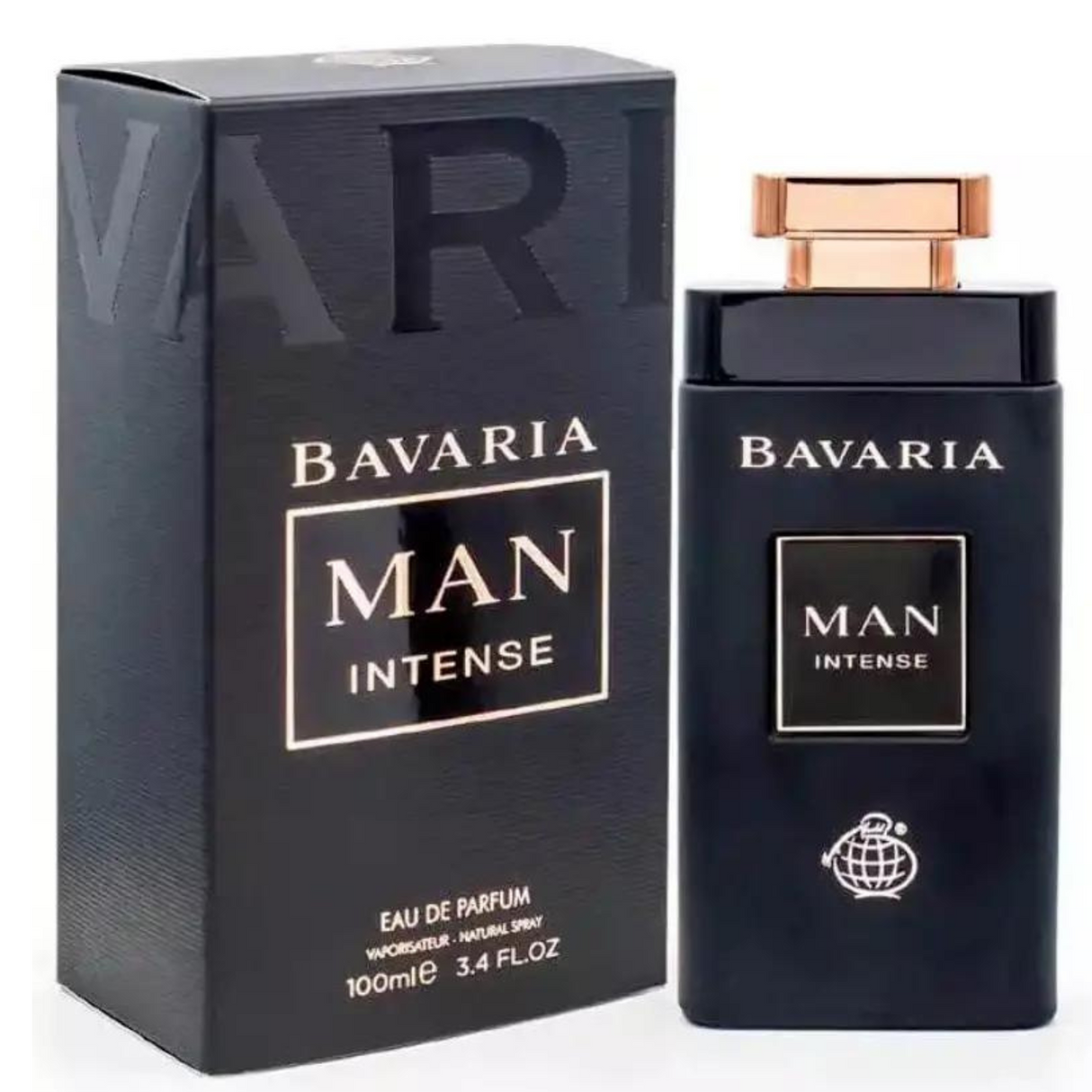 Bavaria Man Intense Fragrance World Edp 100 ML Hombre - Inspirado en Bvlgari Man In Black Bvlgari
