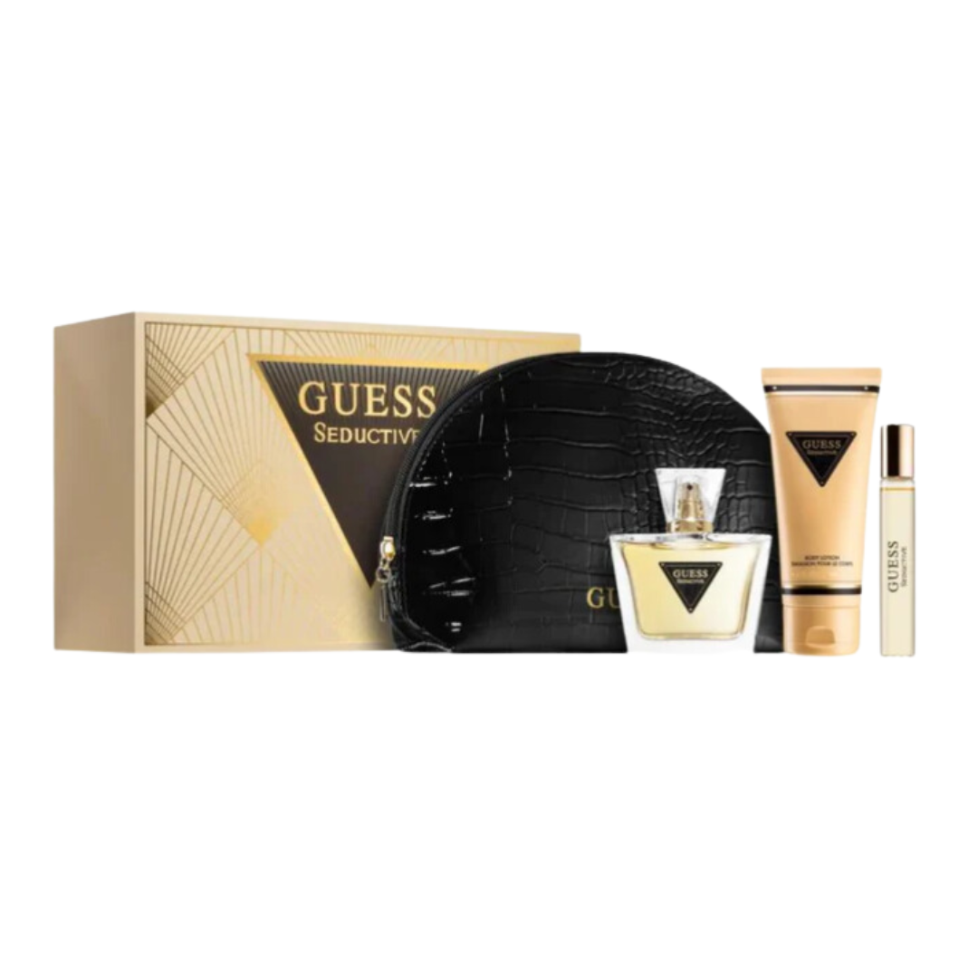 Estuche Guess Seductive Edt 75ML+15ML+100ML B/L+Pochette Mujer