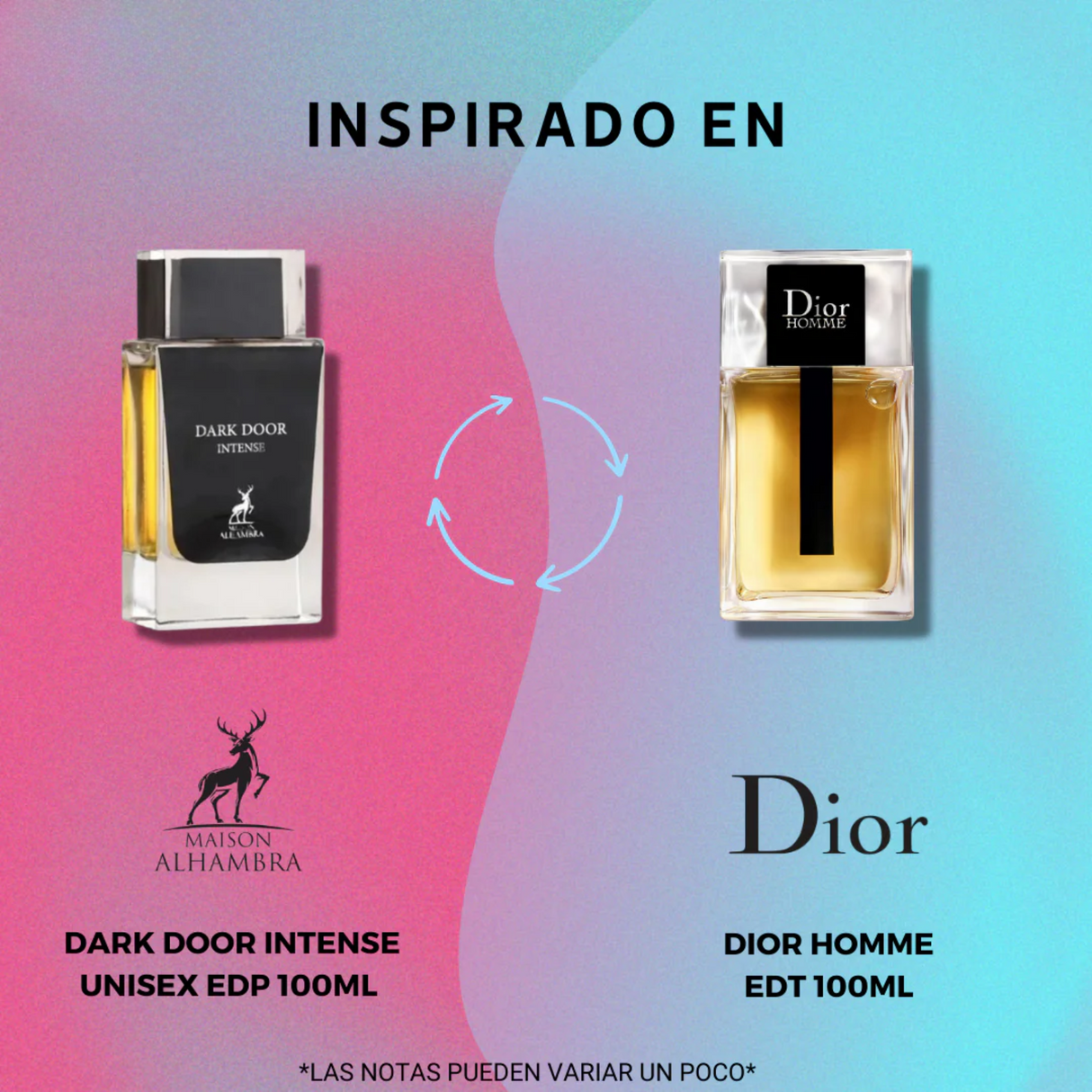 Dark Door Intense Edp 100Ml UNISEX- Inspirado En Dior Homme