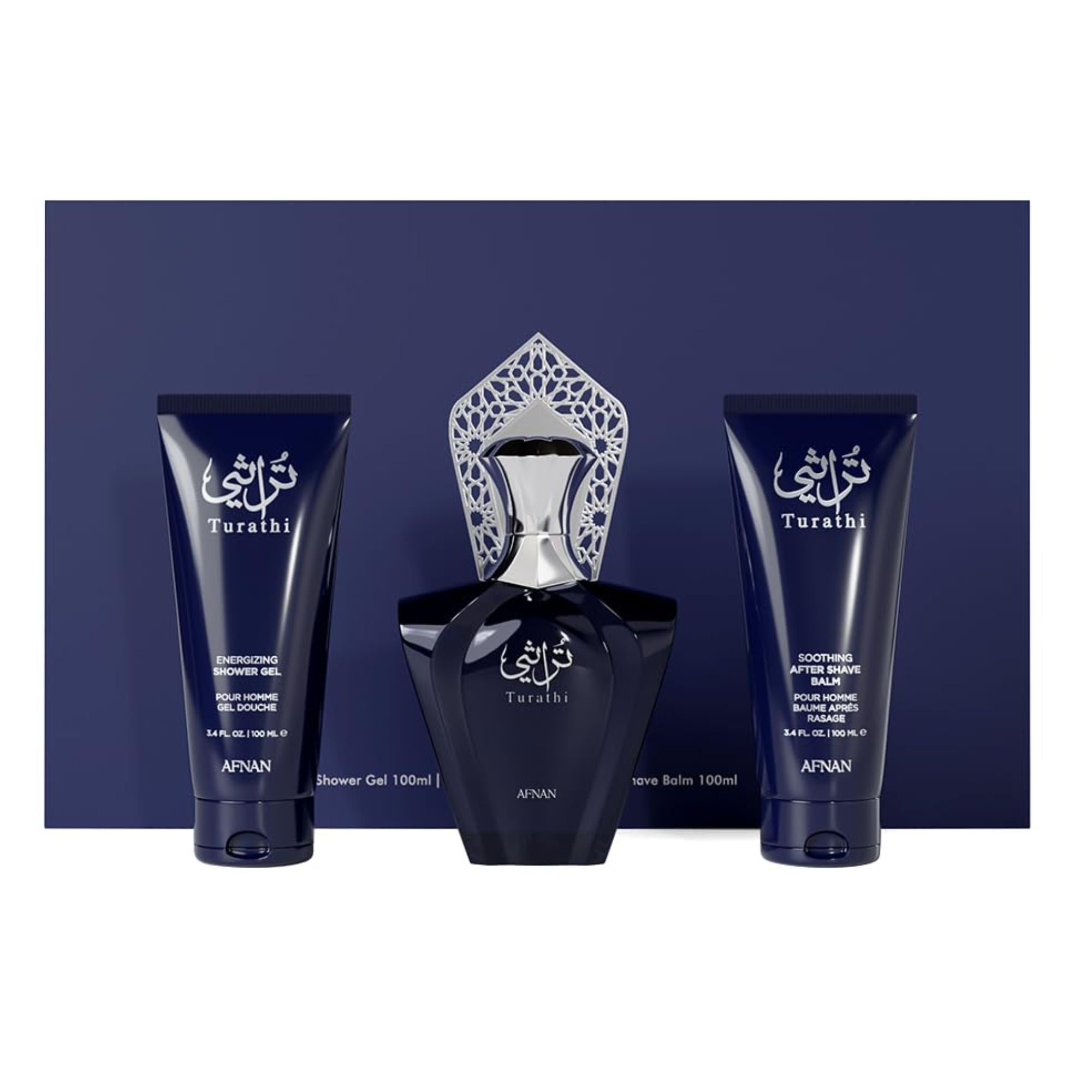 Estuche Turathi Afnan Edp 90ML+ 100ML S/G+100ML ASG Hombre- Inspirado en Tygar Bvlgari
