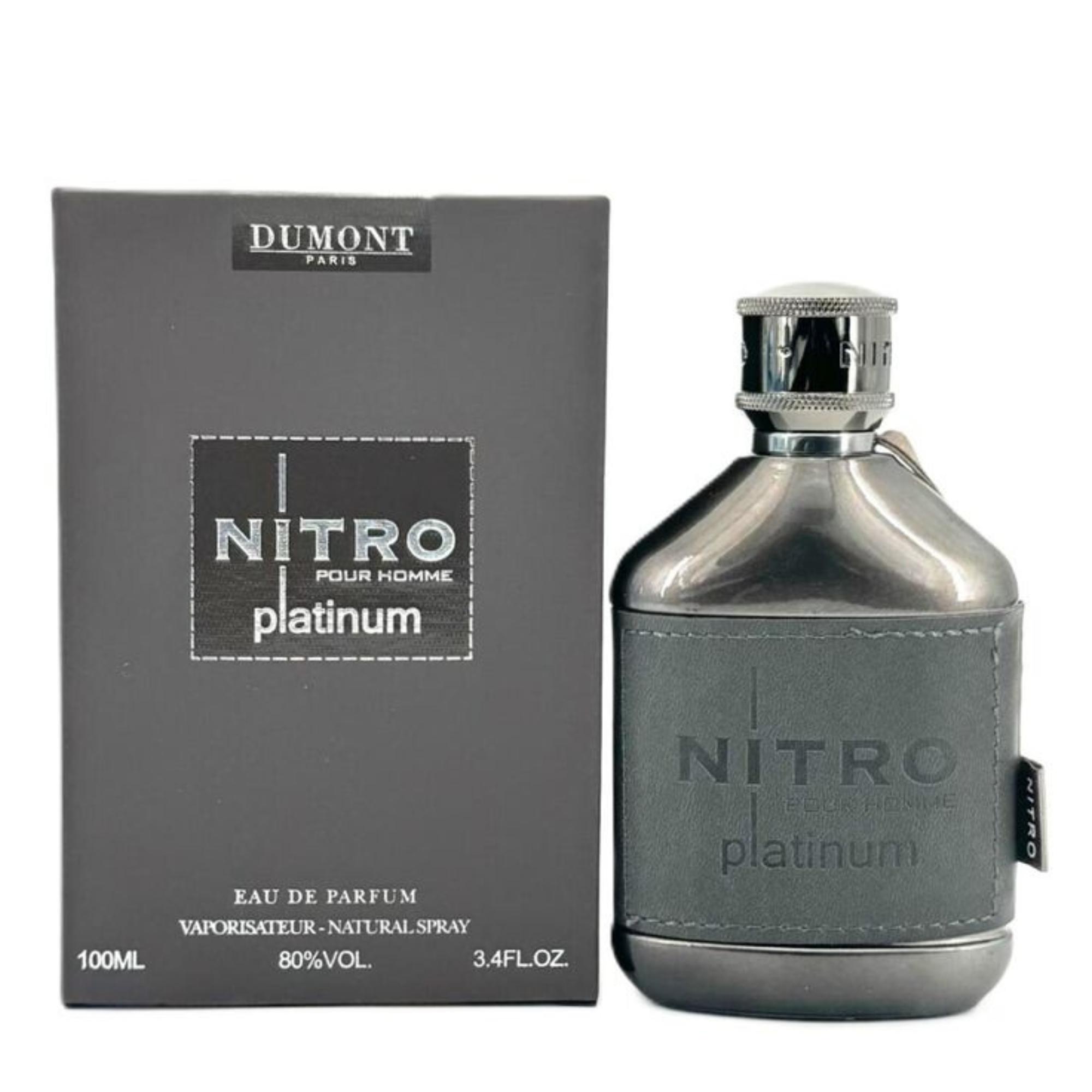 Dumont Nitro Pour Homme Platinum Edp 100ML Hombre - Inspirado en black xs l'exces 100 ml