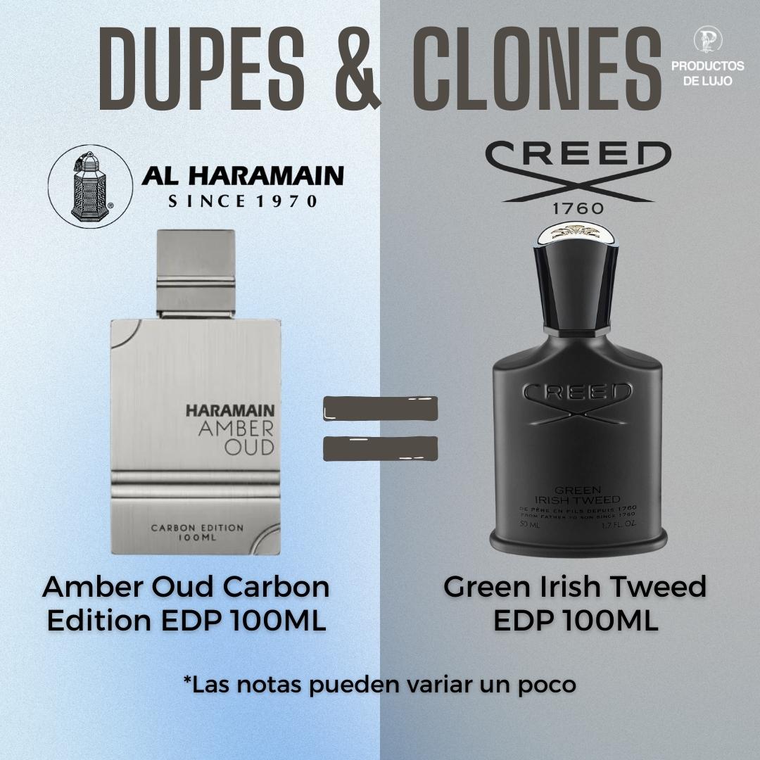 Amber Oud Al Haramain Carbon Edition Edp 200ML Unisex- Inspirado en Green Irish Tweed Creed