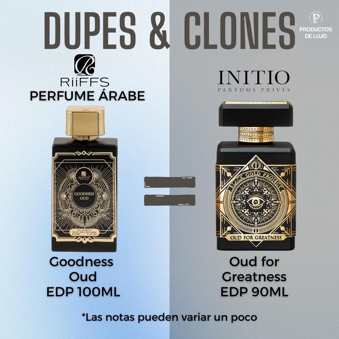 Goodness Oud Riiffs Parfum 100ML Hombre- Inspirado en OUD FOR GREATNESS