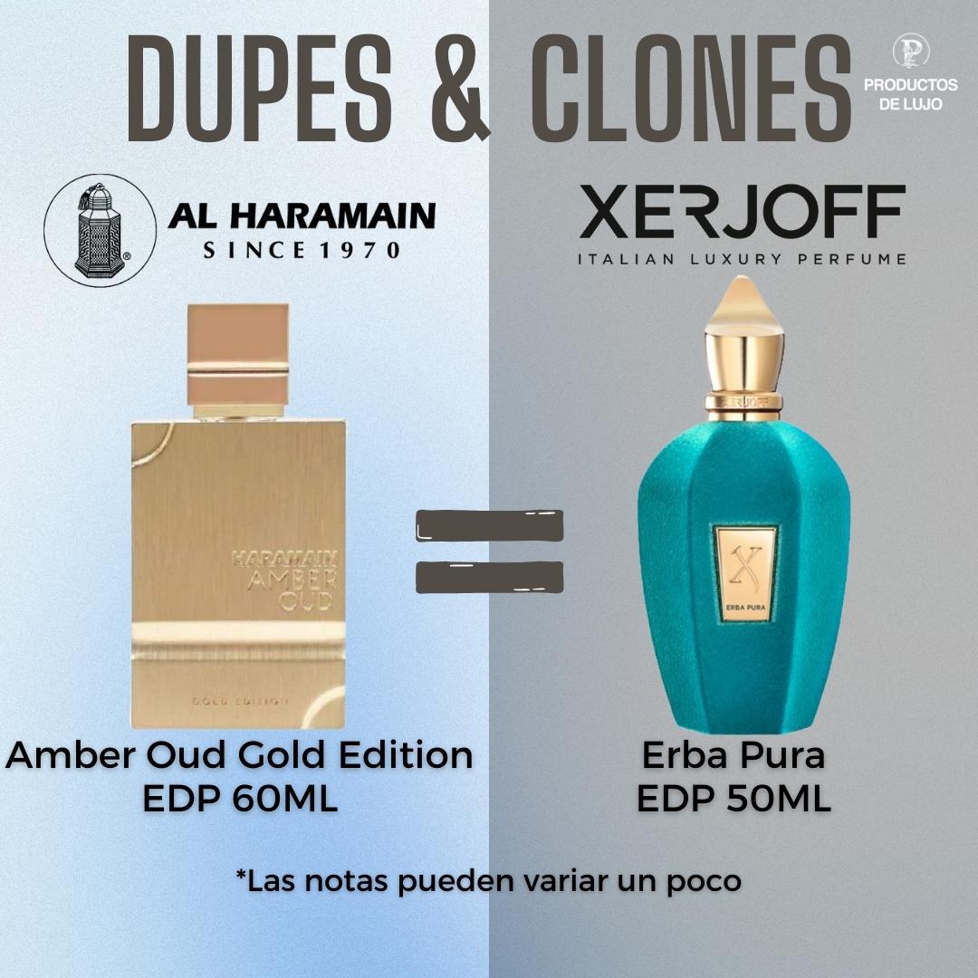 Amber Oud Haramain Gold Edition Edp 60Ml Unisex - Inspirado en Erba Pura Xerjoff.
