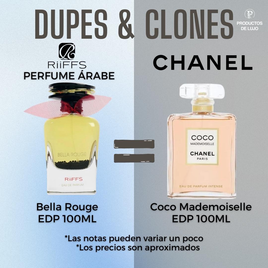 Bella Rouge Riiffs Edp 100Ml Mujer- Inspirado en Coco Mademoiselle